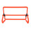 5Pcs Orange Adjustable Soccer Hurdles for Agility Speed Training 1