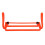 5Pcs Orange Adjustable Soccer Hurdles for Agility Speed Training 10