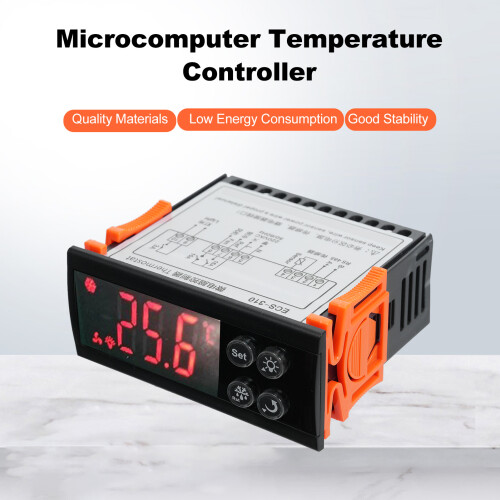 ECS-310 Termostato Digital 16A 71x29mm 220V NTC 2