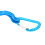 Correa para pala de kayak, 2 piezas, 0.96m-2m, elástica, azul 4
