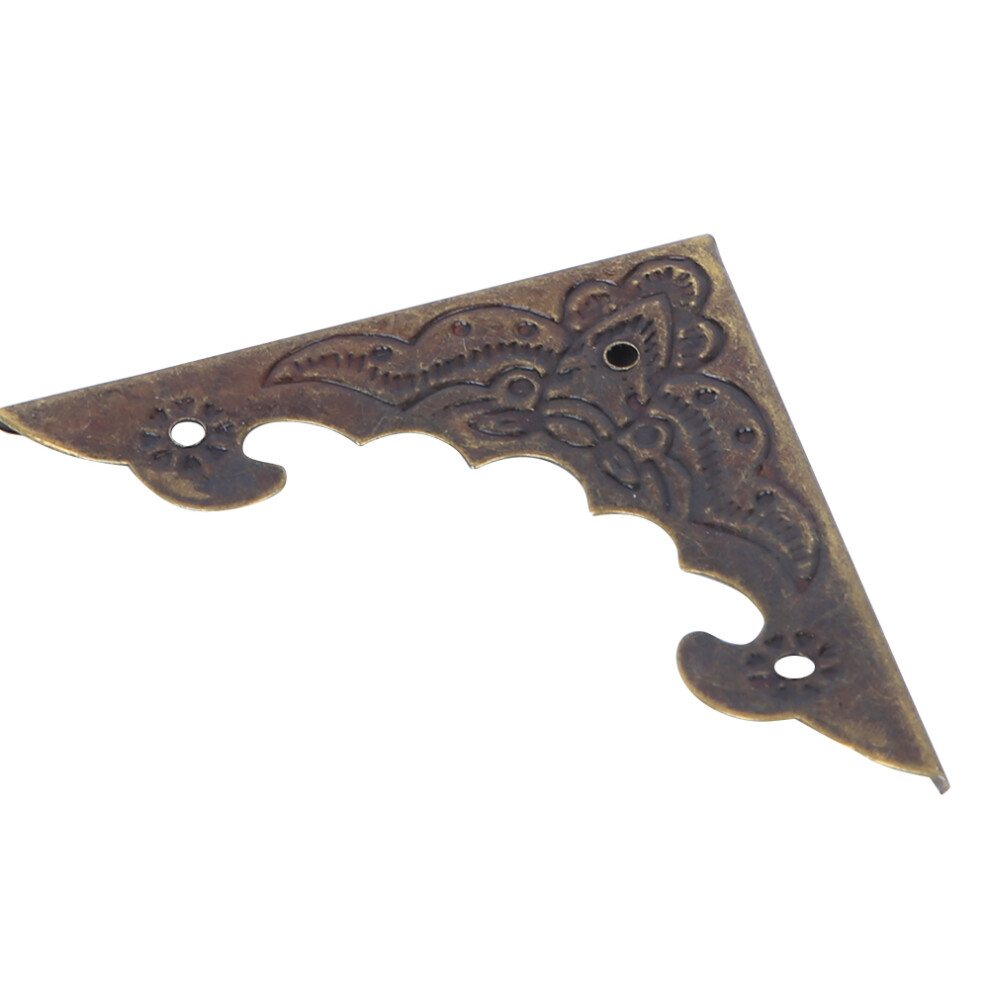 20Pcs Bronze Iron Case Corner Protectors 40X40x4mm & 58X58x4mm 4631334054160