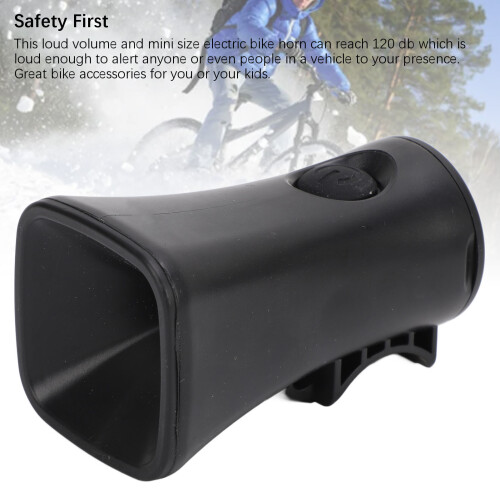 Klaxon de vélo électrique 120dB, ABS, 200mAh, Type-C 2