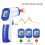 Mini Digital Baby Ear Forehead Thermometer Fast 1s Reading 0.2C Accuracy 9
