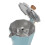 Cafetière moka 300 ml 9x19,5 cm Bleue Facile d’utilisation 9