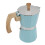 Cafetière moka 300 ml 9x19,5 cm Bleue Facile d’utilisation 1