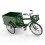 1/10 Scale Alloy Vintage Green Tricycle Model with Loading Unloading Function 9