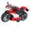 1:14 Rosso AG3x3 15x7,5x8 cm Moto pull-back 11