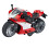 1:14 Rosso AG3x3 15x7,5x8 cm Moto pull-back 7