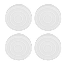 4 piezas de topes de goma para escalera de piscina para tubo de 1,9 pulgadas