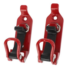 2 pièces Porte-bagages de toit Support de pelle Rouge 62 livres 17-40 mm