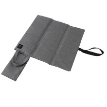 Cojín de asiento calefactable portátil gris claro esmerilado