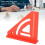 Mini escuadra de carpintero triangular de aleación de aluminio 4