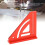 Mini escuadra de carpintero triangular de aleación de aluminio 8