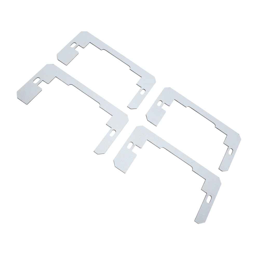 20Pcs Zinc Plated Steel Wall Plate Spacer 5.6X10.7cm Fixing Plate 8031334063883