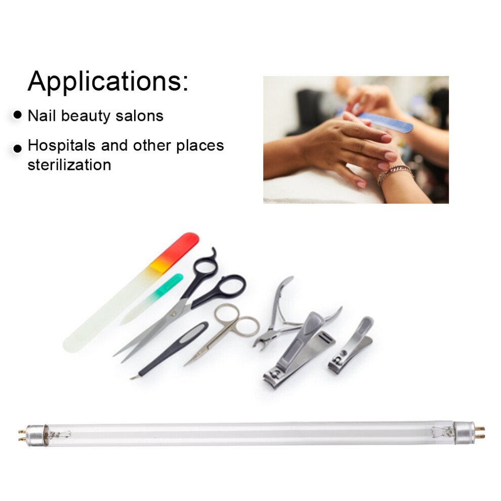 Salon UV Sterilization Light Tube 8W Ultraviolet for Nail Art & Beauty