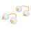 1 paire de balles rythmiques africaines avec sangle réglable 12