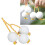 1 paire de balles rythmiques africaines avec sangle réglable 16