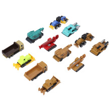 Set de 12 véhicules de construction en alliage et en plastique – jouets