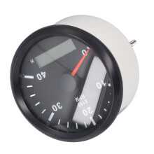Tachometer 85mm Geschwindigkeitsmesser Wasserdicht 4000 U/min DC 9‑32V Geschwindigkeitszähler für Dieselmotor