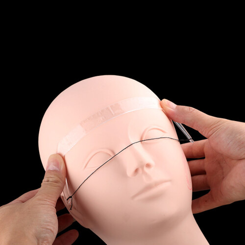 Regla para cejas transparente y flexible con escala 2