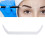 Regla para cejas transparente y flexible con escala 1