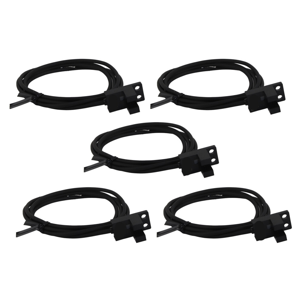 5Pcs Photoelectric Switch Sensor U Grooved Npn Dc5-24V, High Accuracy 3051334066504