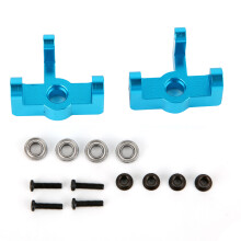 Wltoys 1/14 144001 RC Car Blue Alloy Steering Knuckle Upgrade