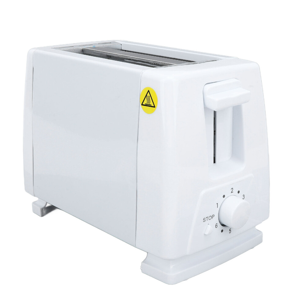 Stainless Steel 2-Slot Toaster with Crumb Tray, 6 Shade Settings, 750W