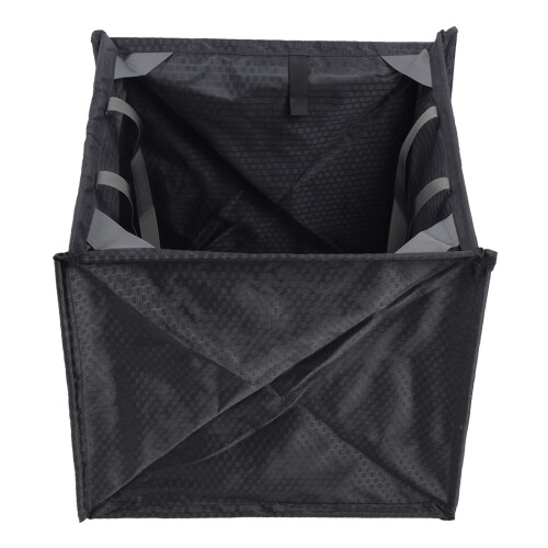 Black Nylon Folding Climbing Rope Storage Basket, 40x40x40cm 2