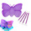Kit d'outils pour strass - plaque papillon à 5 compartiments - 28 emplacements 14