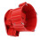 Kit de tapa de distribuidor y rotor de ABS rojo para V8 12