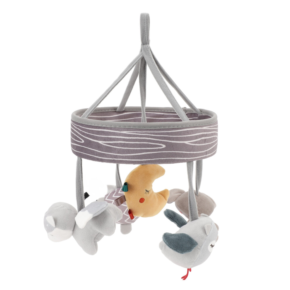 Baby Plush Rotatable Rattle Infant Crib Mobile Hanging Toy for Bed and Stroller