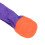 6 pièces Balle arc-en-ciel à queue - Balle de jeu en polyester doux 6