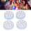 CR2025 500mAh telecomando, 4 pezzi luci subacquee per piscina 5