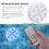 CR2025 500mAh telecomando, 4 pezzi luci subacquee per piscina 9