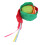 Catch Tail Ball - Bola sensorial, naranja/verde/rojo 16