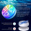 CR2025 500mAh telecomando, 4 pezzi luci subacquee per piscina 4