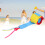 Catch Tail Ball - Jouet sensoriel sûr Rouge Jaune Bleu 3