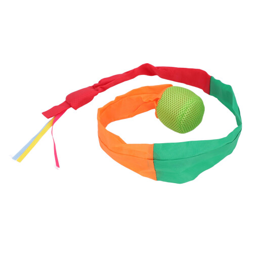 Catch Tail Ball - Bola sensorial, naranja/verde/rojo 1