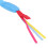 Catch Tail Ball - Jouet sensoriel sûr Rouge Jaune Bleu 11