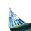 Amaca da esterno 440.9lb, 260x100cm, blu/verde 3
