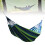 Amaca da esterno 440.9lb, 260x100cm, blu/verde 1