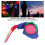Balle à queue arc-en-ciel - Polyester doux, vert rouge bleu 4