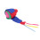 Balle à queue arc-en-ciel - Polyester doux, vert rouge bleu 11