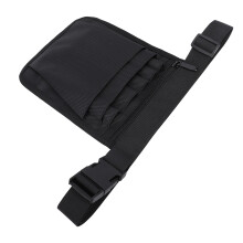 Riñonera negra 900D nylon 25x18 cm Capacidad