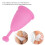 Heart Shaped Pink S Menstrual Cups - Soft Secure & Environmentally Safe 5