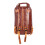 Geeigneter PU-Leder-Drumsticks-Rucksack, multifunktionale Tasche Braunrot 11