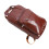 Geeigneter PU-Leder-Drumsticks-Rucksack, multifunktionale Tasche Braunrot 13