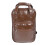 Verdickter Multifunktionaler PU-Leder-Drumstick-Rucksack, Braun 16