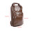 Verdickter Multifunktionaler PU-Leder-Drumstick-Rucksack, Braun 2